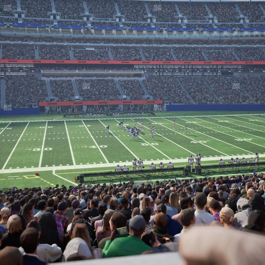 MetLife Stadium - Section Commissioners Club 15 Seat View