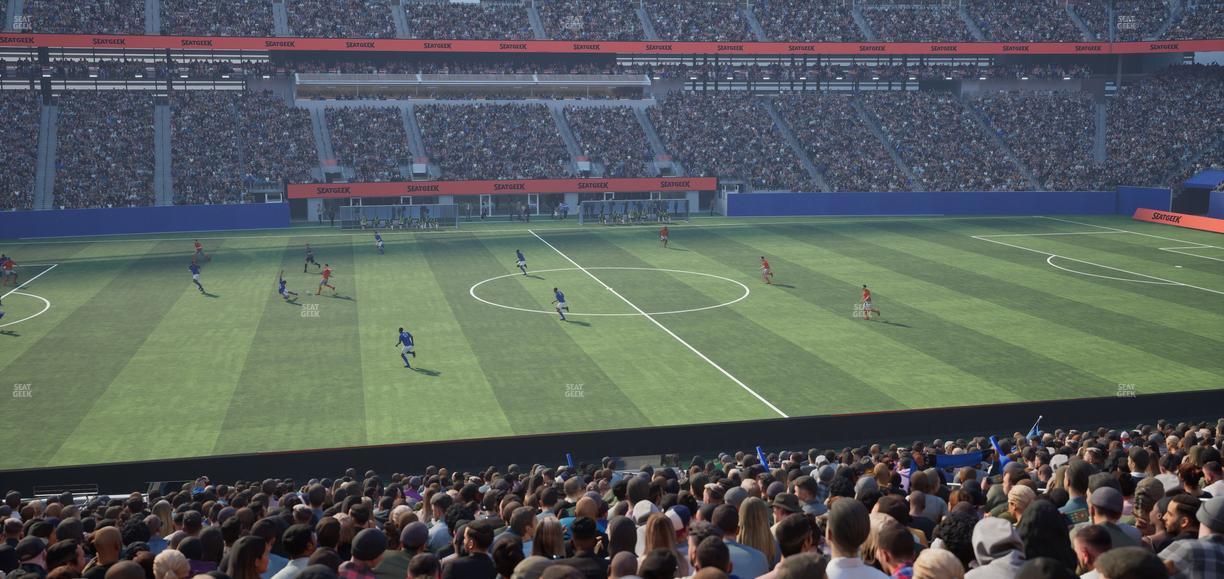 MetLife Stadium - Section Commissioners Club 15 Seat View