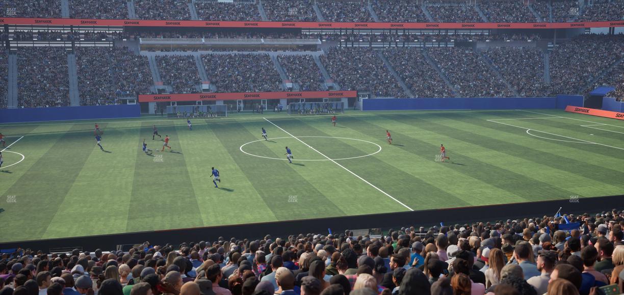 MetLife Stadium - Section Commissioners Club 16 Seat View