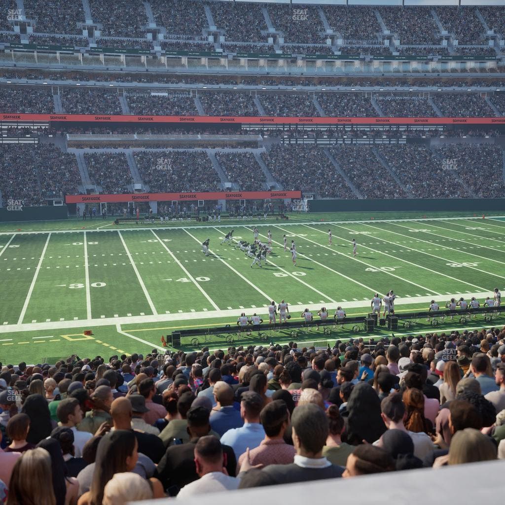 MetLife Stadium - Section Commissioners Club 16 Seat View