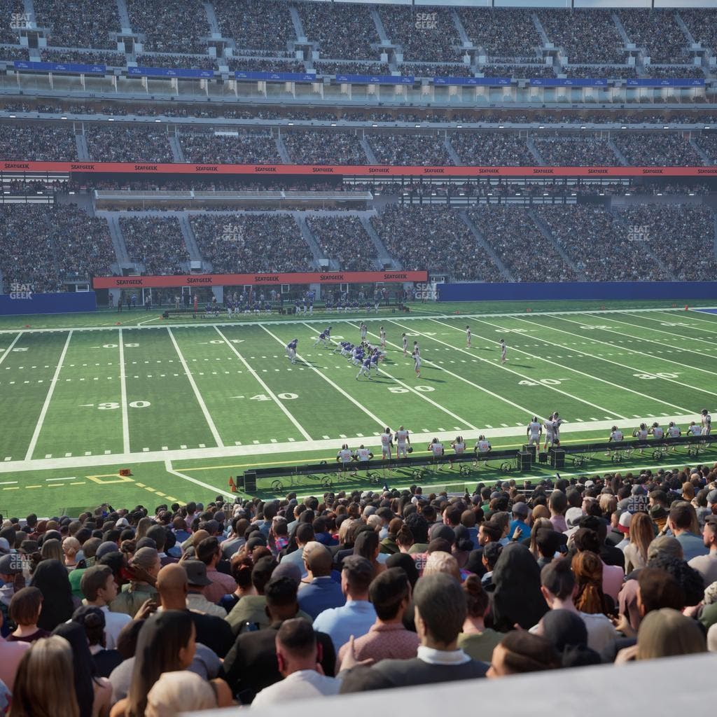 MetLife Stadium - Section Commissioners Club 16 Seat View