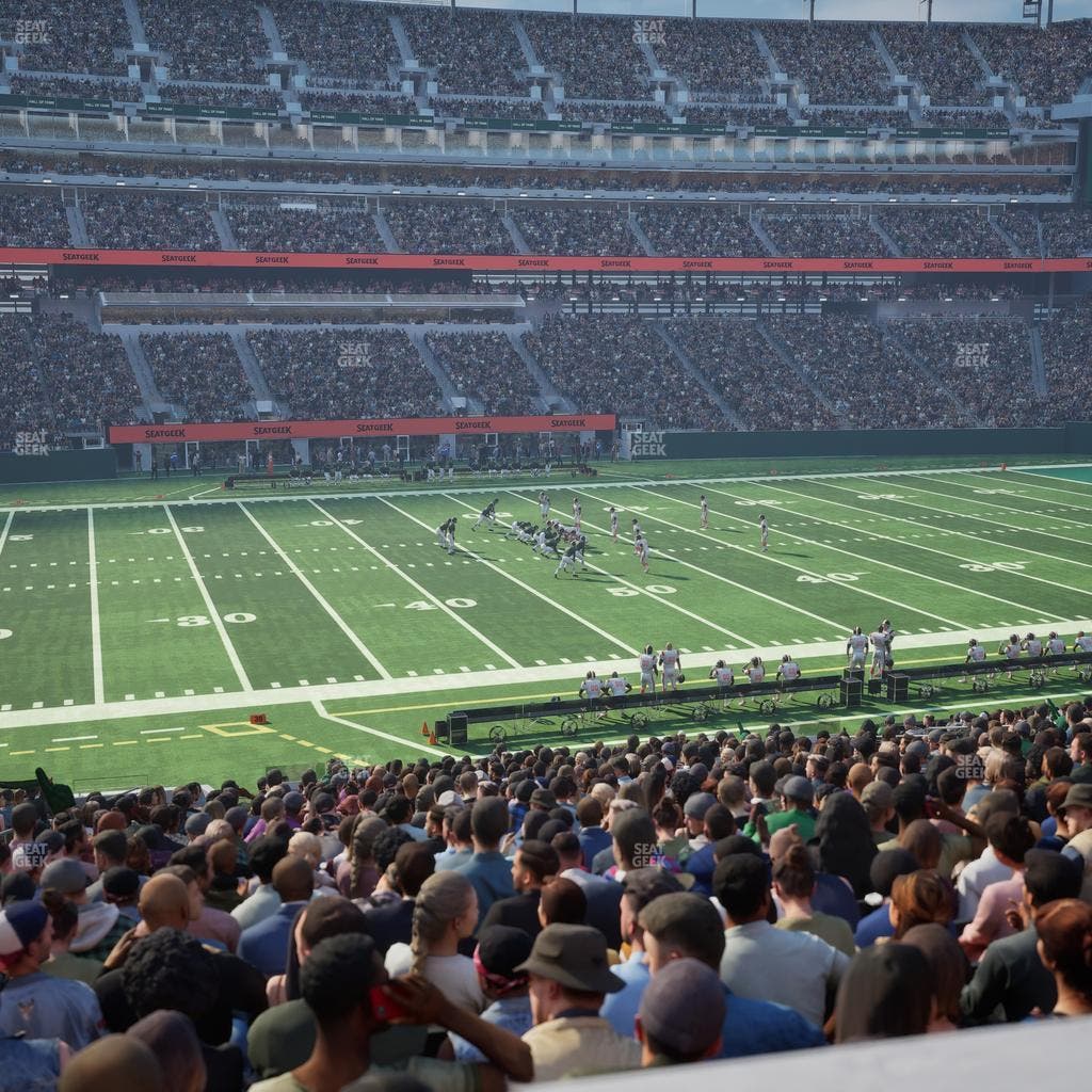 MetLife Stadium - Section Commissioners Club 17 Seat View