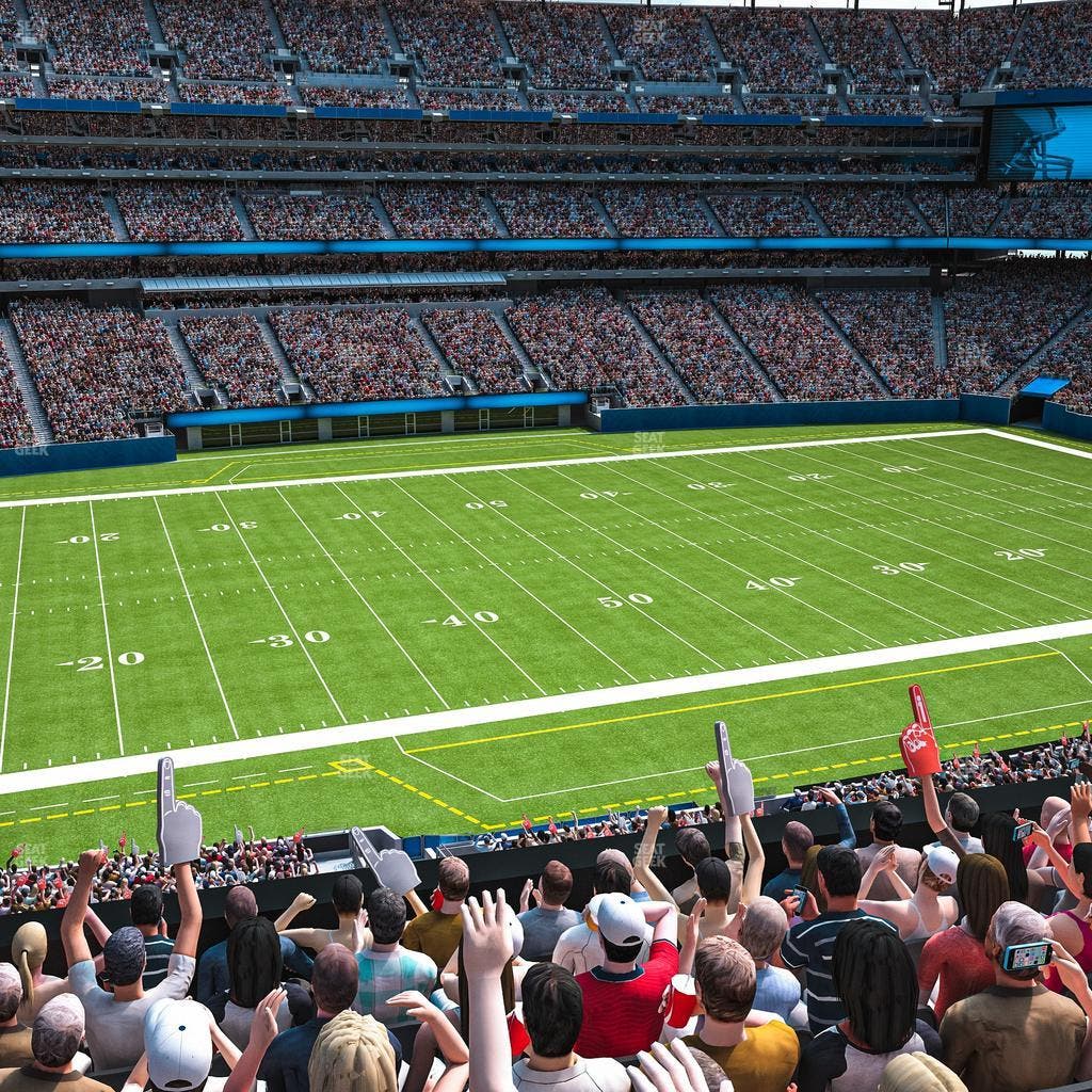 MetLife Stadium - Section Commissioners Club 17 Seat View