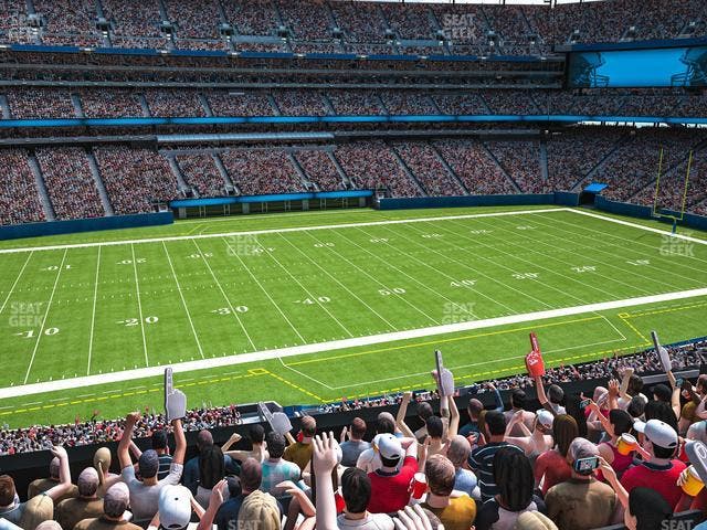 MetLife Stadium - Section Commissioners Club 18 Seat View