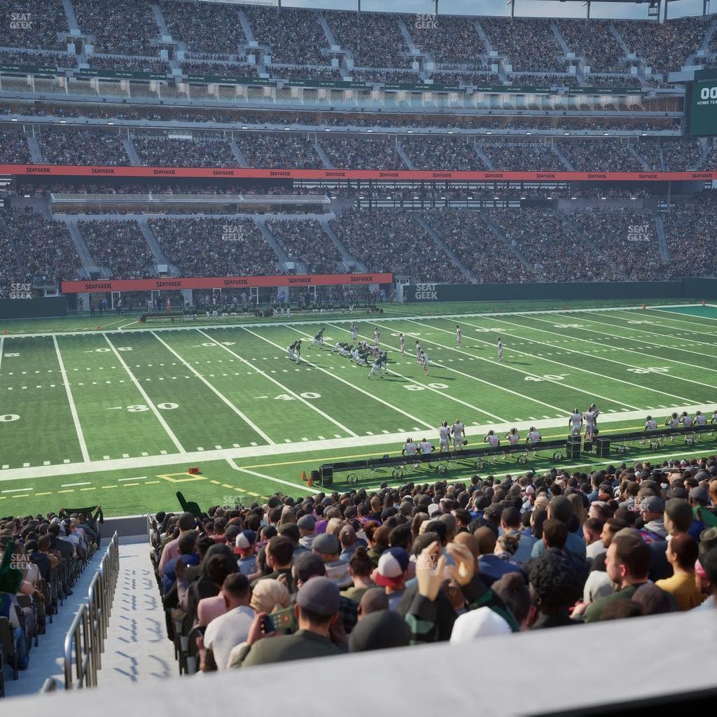 MetLife Stadium - Section Commissioners Club 18 Seat View