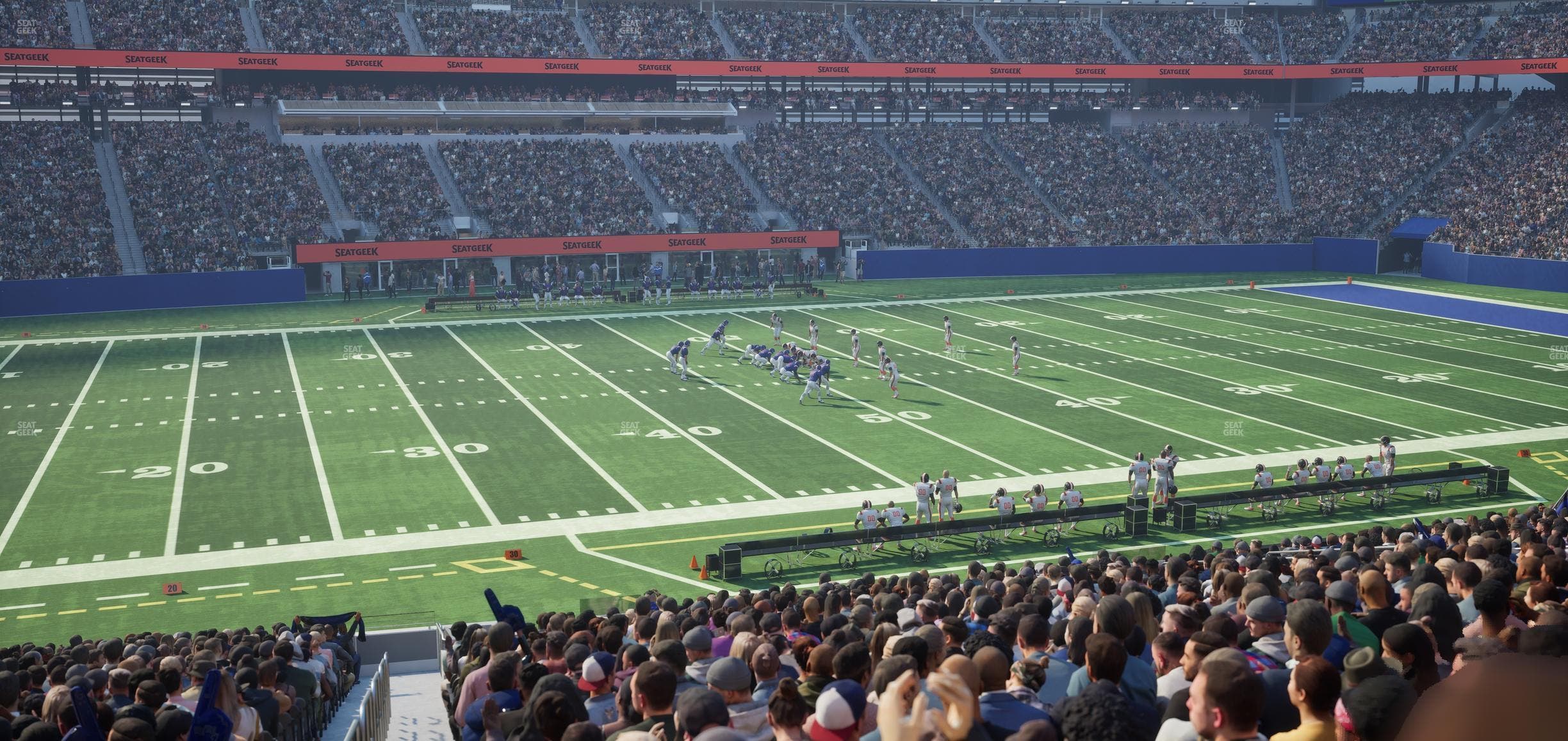 MetLife Stadium - Section Commissioners Club 18 Seat View