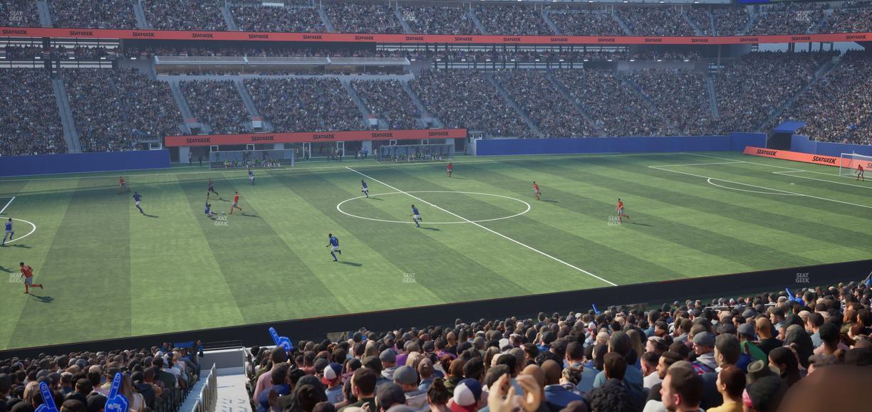 MetLife Stadium - Section Commissioners Club 18 Seat View