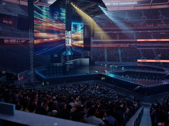 MetLife Stadium - Section Commissioners Club 18 Seat View