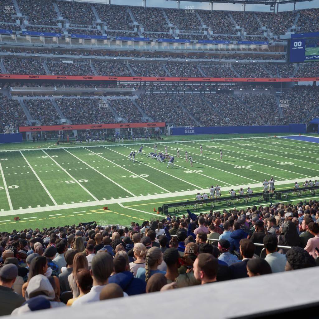 MetLife Stadium - Section Commissioners Club 19 Seat View