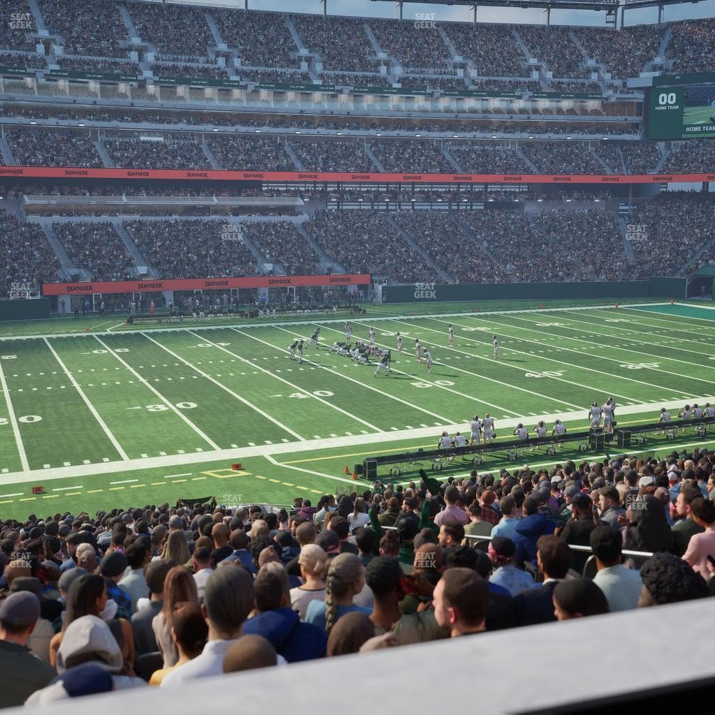 MetLife Stadium - Section Commissioners Club 19 Seat View