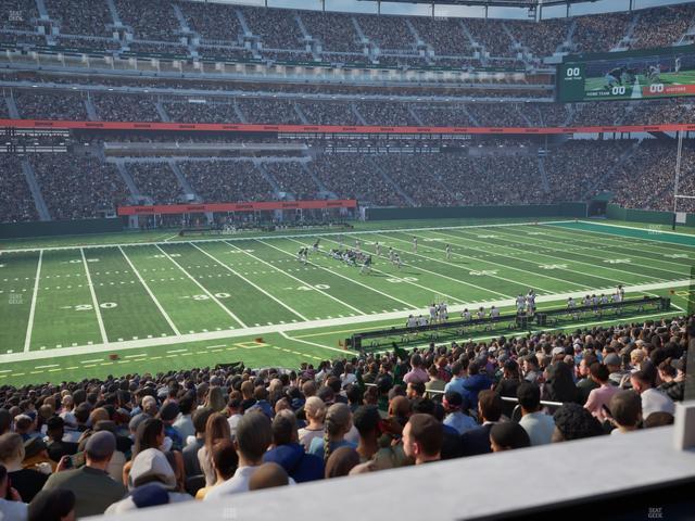 MetLife Stadium - Section Commissioners Club 19 Seat View