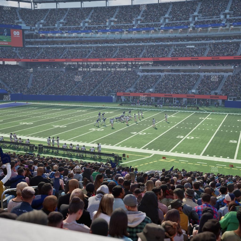 MetLife Stadium - Section Commissioners Club 2 Seat View
