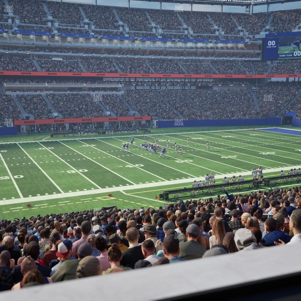 MetLife Stadium - Section Commissioners Club 20 Seat View