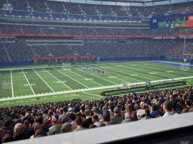 MetLife Stadium - Section Commissioners Club 20 Seat View MetLife Stadium - Section Commissioners Club 20 Seat View