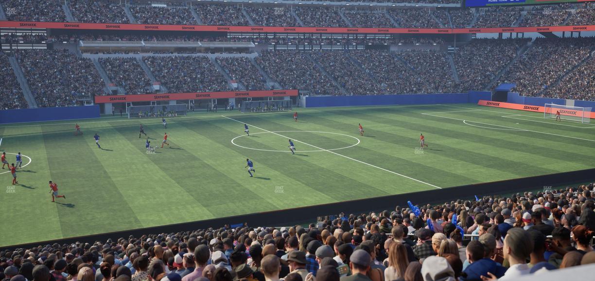 MetLife Stadium - Section Commissioners Club 20 Seat View