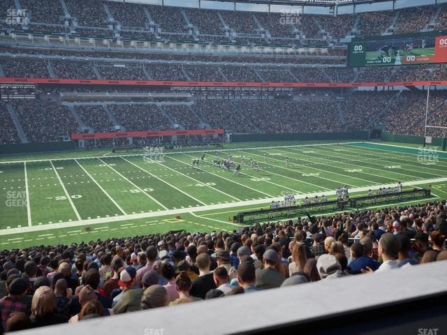 MetLife Stadium - Section Commissioners Club 20 Seat View
