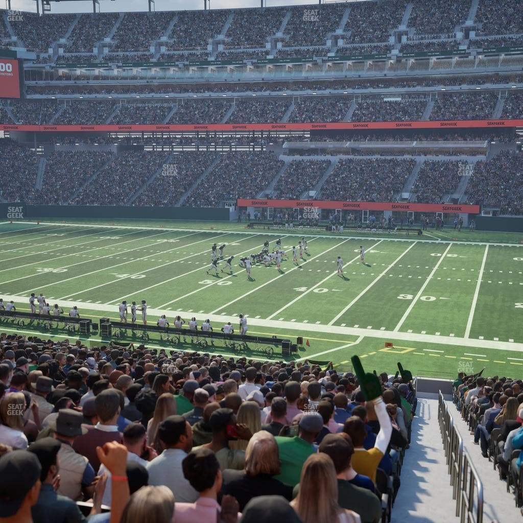 MetLife Stadium - Section Commissioners Club 3 Seat View