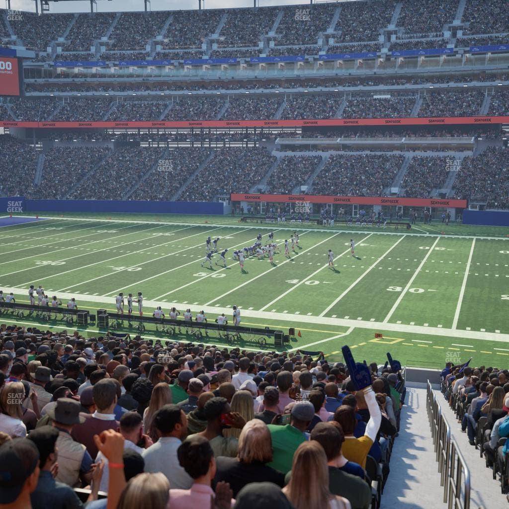 MetLife Stadium - Section Commissioners Club 3 Seat View