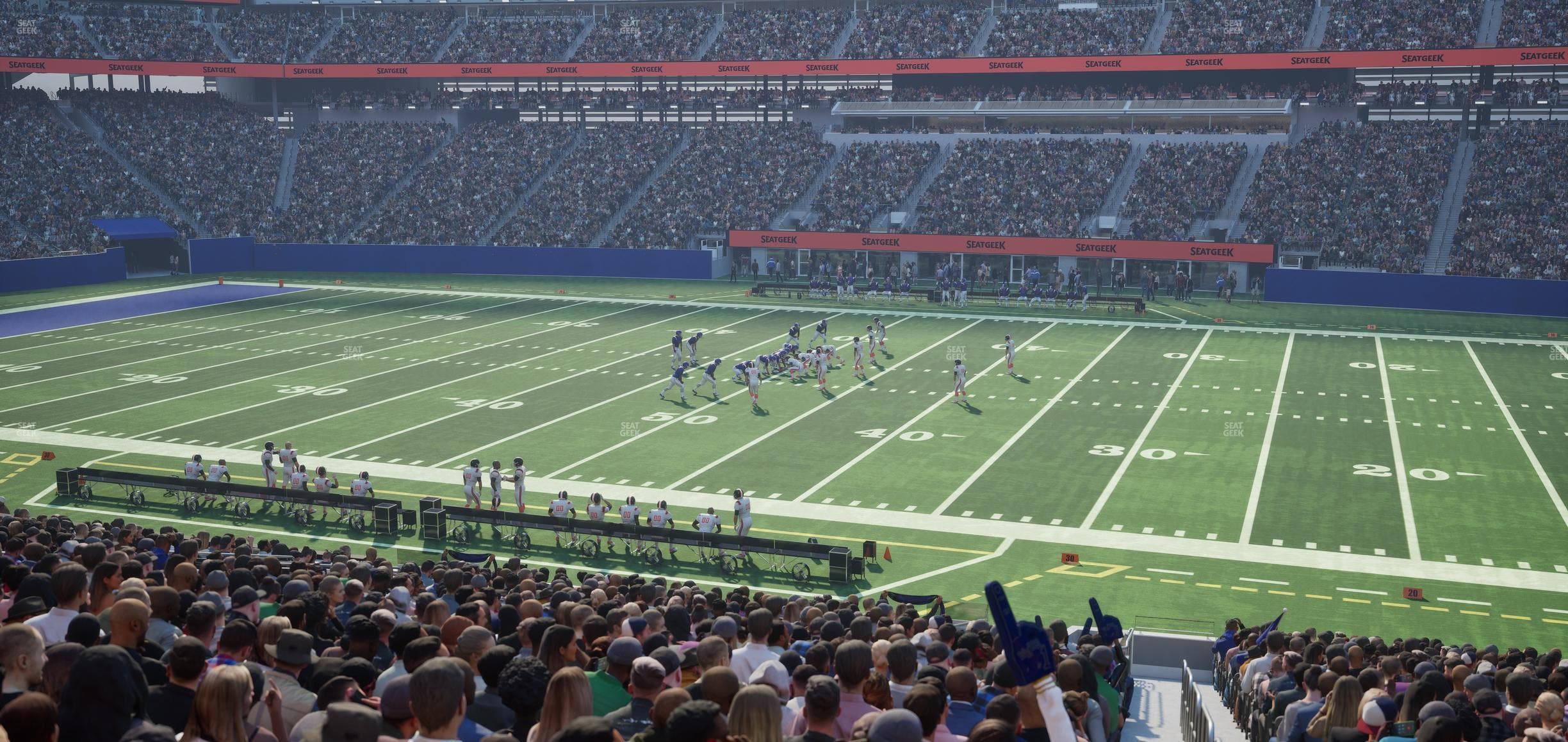 MetLife Stadium - Section Commissioners Club 3 Seat View