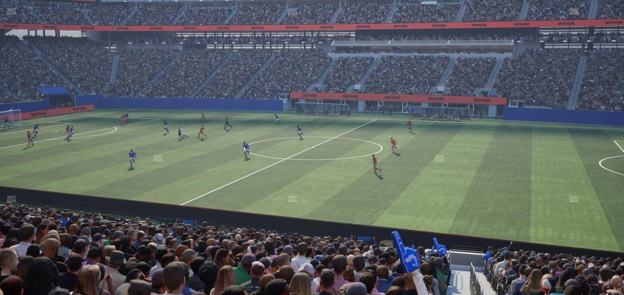 MetLife Stadium - Section Commissioners Club 3 Seat View