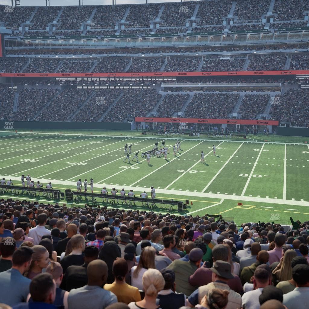 MetLife Stadium - Section Commissioners Club 4 Seat View