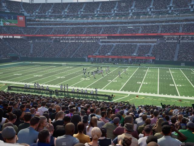 MetLife Stadium - Section Commissioners Club 4 Seat View