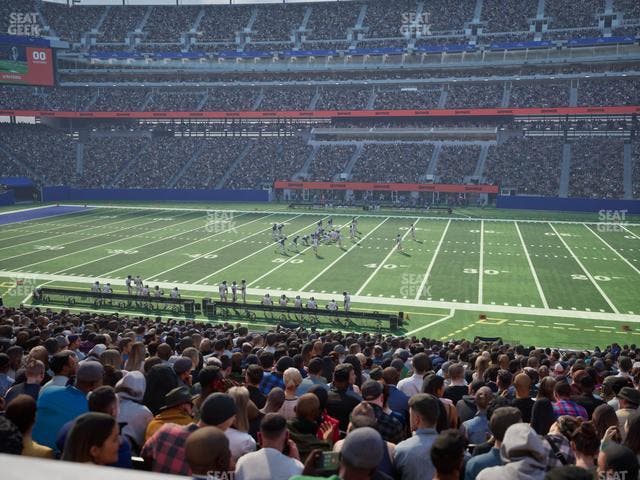 MetLife Stadium - Section Commissioners Club 5 Seat View MetLife Stadium - Section Commissioners Club 5 Seat View