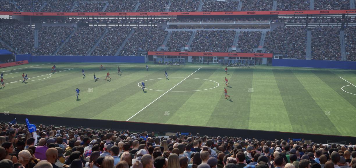 MetLife Stadium - Section Commissioners Club 6 Seat View