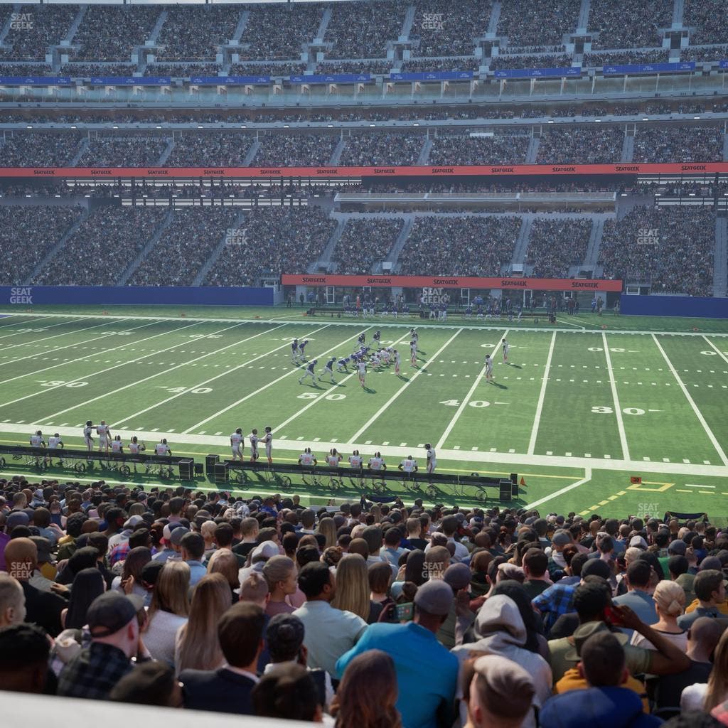 MetLife Stadium - Section Commissioners Club 6 Seat View