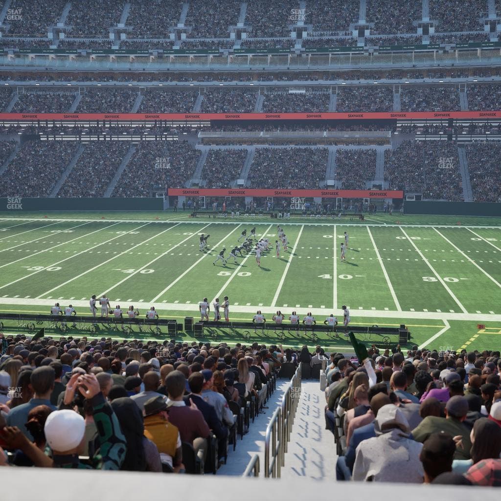 MetLife Stadium - Section Commissioners Club 8 Seat View