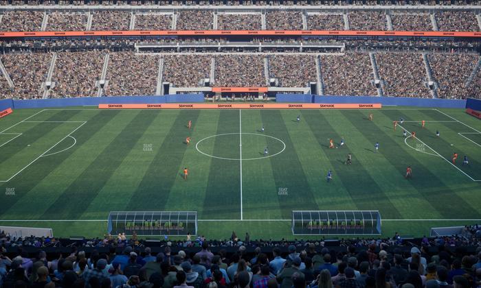 MetLife Stadium - Section Corona Beach Club Seat View