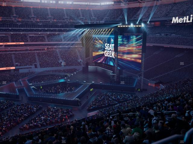 MetLife Stadium - Section Corona Beach Club Seat View