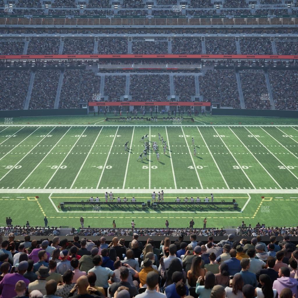 MetLife Stadium - Section West Mezzanine Club Seat View