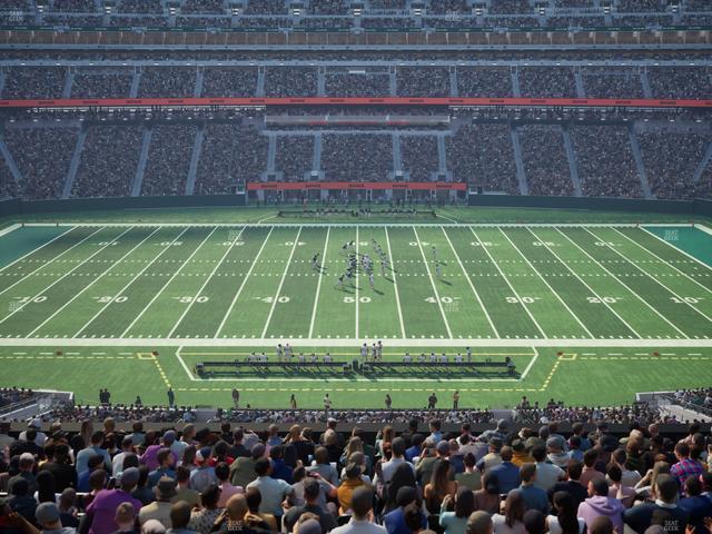 MetLife Stadium - Section West Mezzanine Club Seat View