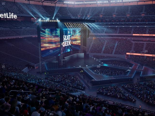 MetLife Stadium - Section West Mezzanine Club Seat View