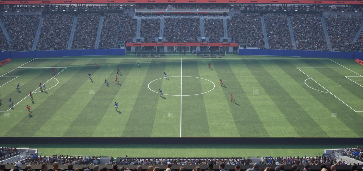 MetLife Stadium - Section West Mezzanine Club Seat View