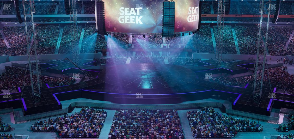 MetLife Stadium - Section West Mezzanine Club Seat View