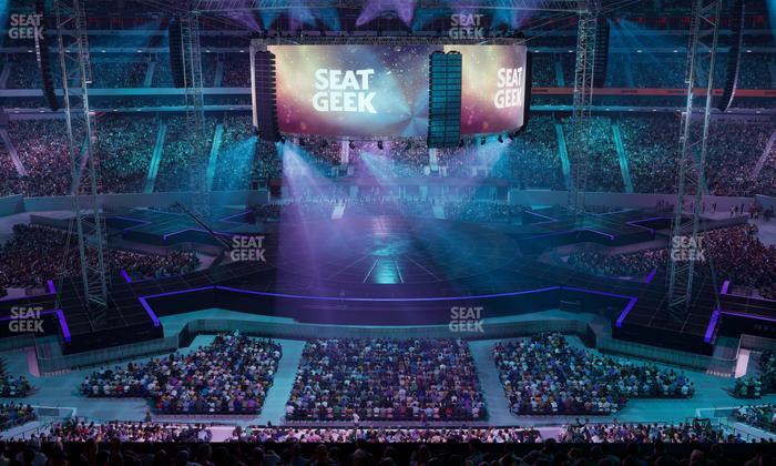 MetLife Stadium - Section West Mezzanine Club Seat View