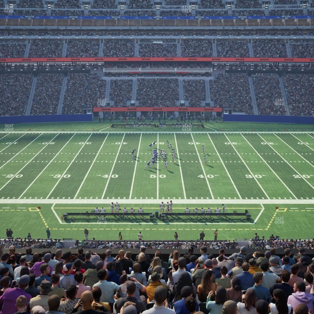 MetLife Stadium - Section West Mezzanine Club Seat View