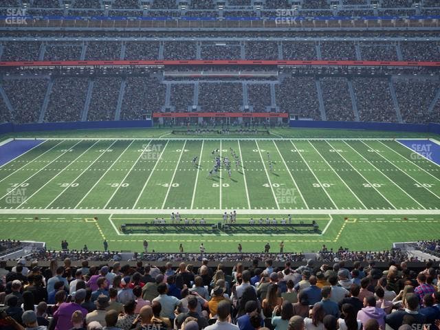 MetLife Stadium - Section West Mezzanine Club Seat View MetLife Stadium - Section West Mezzanine Club Seat View