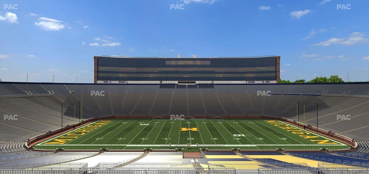 Michigan Stadium - Section 1 Seat View