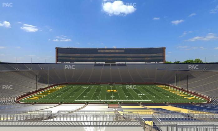 Michigan Stadium - Section 1 Seat View