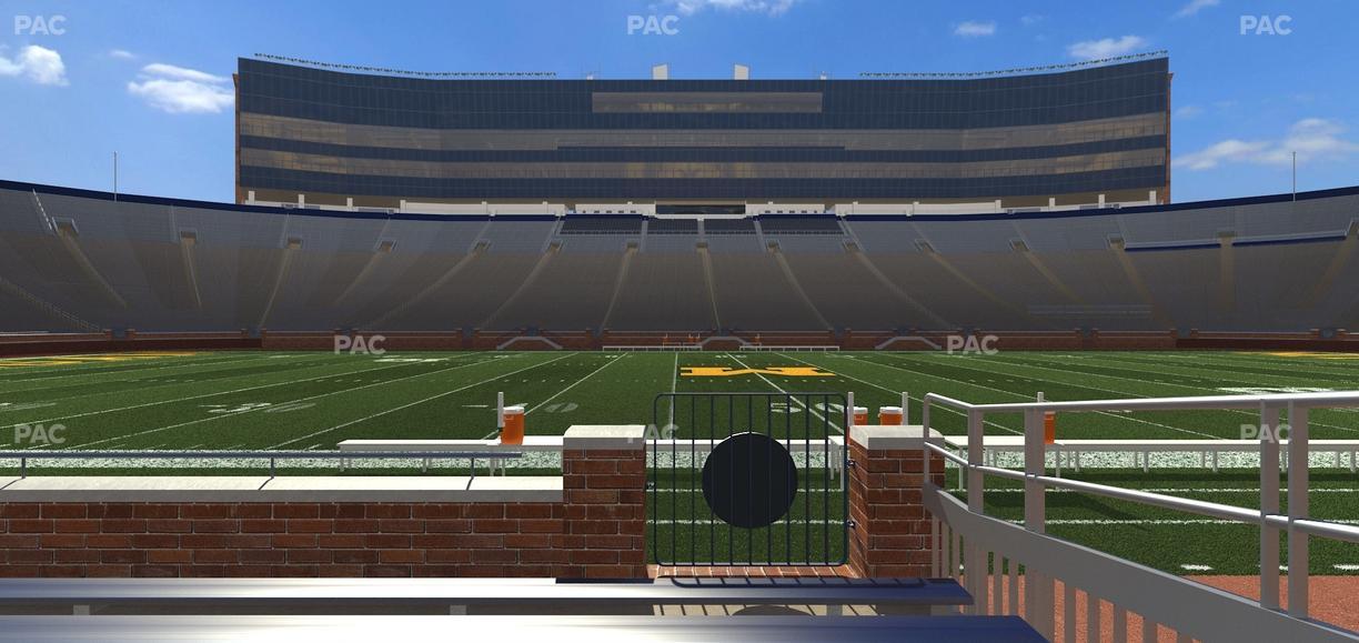 Michigan Stadium - Section 1 Seat View