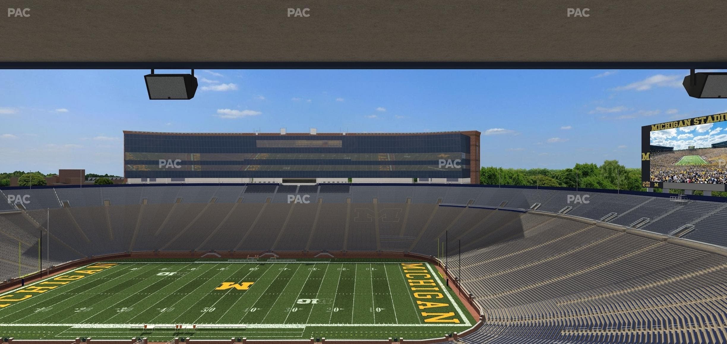 Michigan Stadium - Section 414 Seat View
