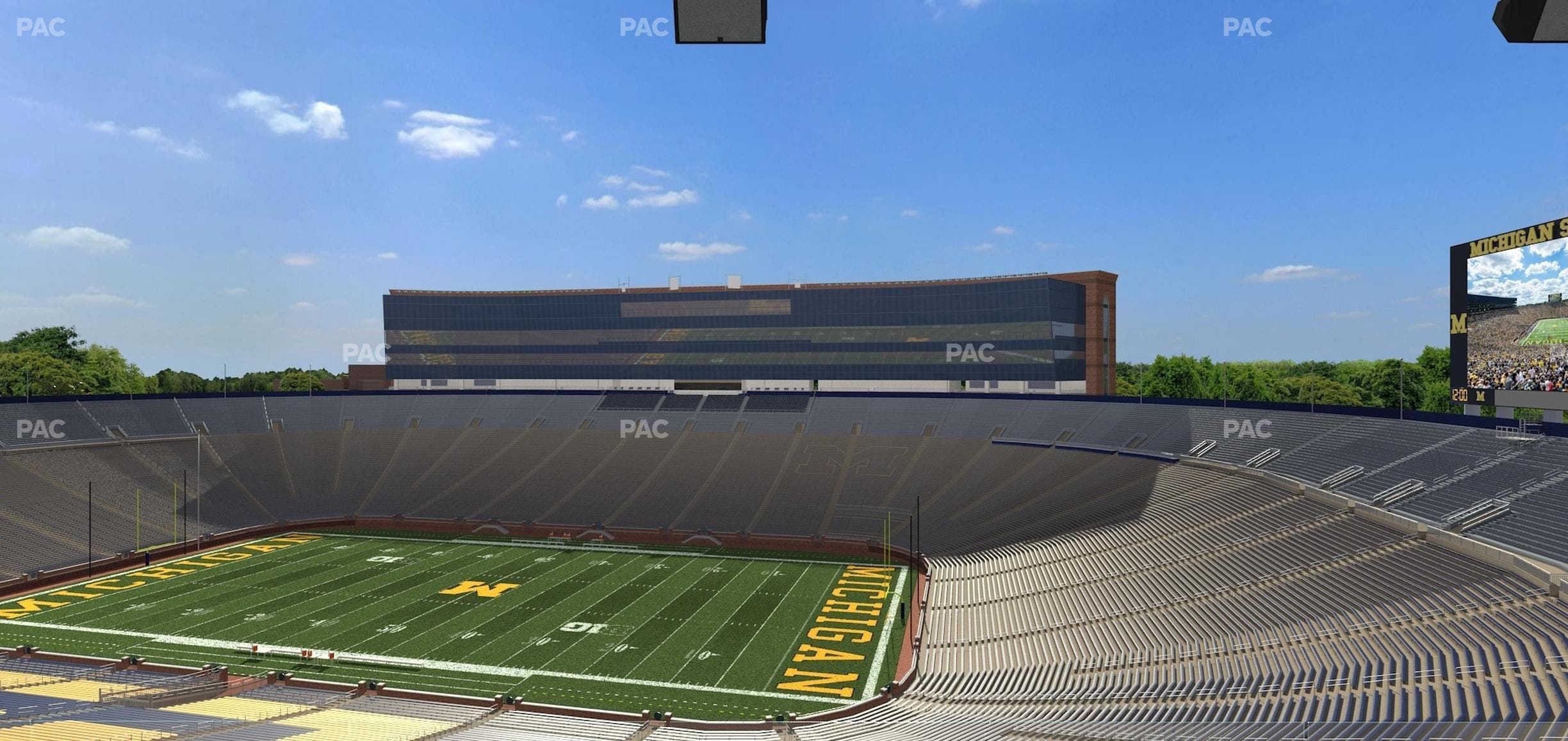 Michigan Stadium - Section 417 Seat View