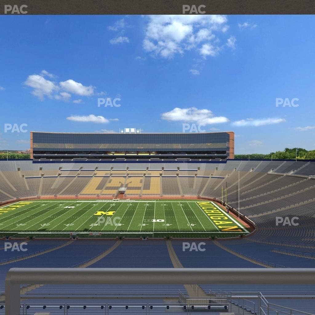 Michigan Stadium - Section West Side Chair Back 21 Seat View