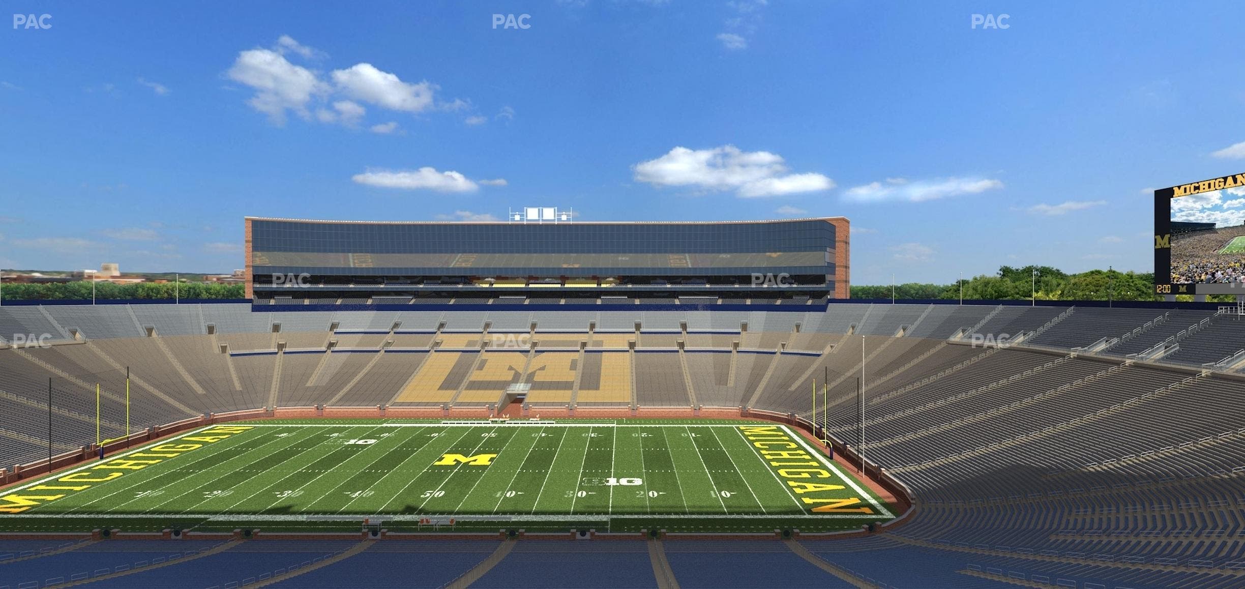Michigan Stadium - Section West Side Chair Back 21 Seat View