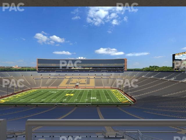 Michigan Stadium - Section West Side Chair Back 21 Seat View