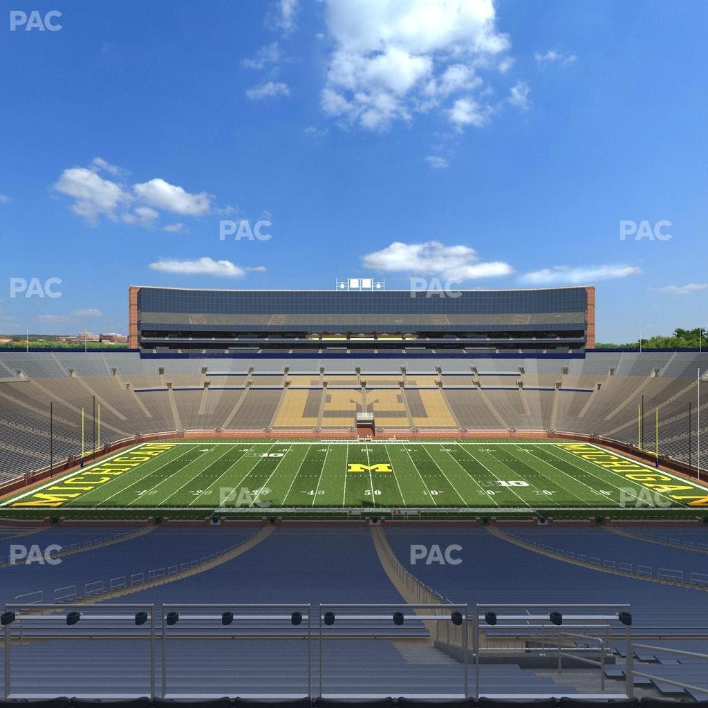 Michigan Stadium - Section West Side Chair Back 23 Seat View