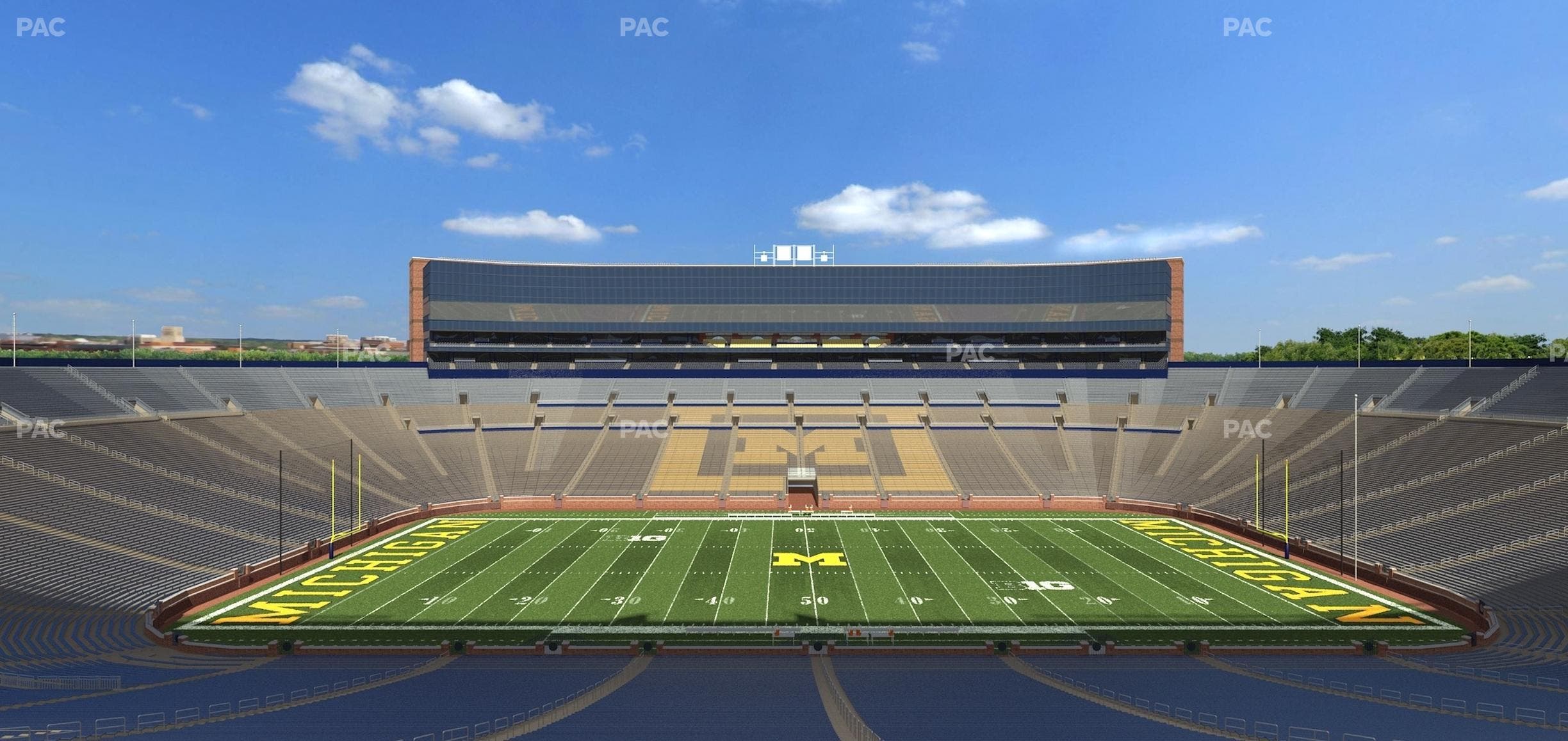 Michigan Stadium - Section West Side Chair Back 23 Seat View